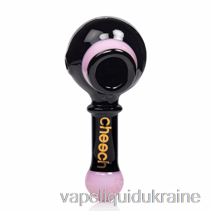 Vape Liquid Ukraine Cheech Glass Dual Spoon Pipe Black / Pink